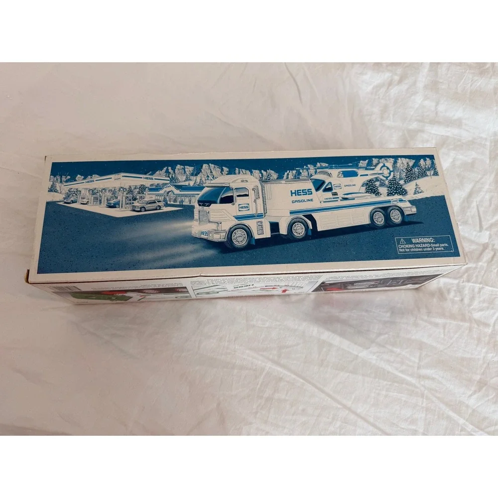 2006 Hess Toy Truck and Helicopter with Original Box and Instructions